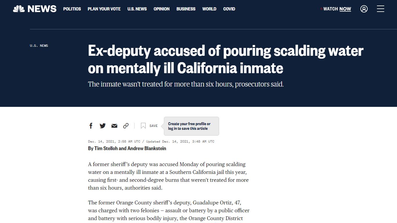 Ex-deputy accused of pouring scalding water on mentally ...